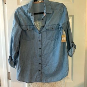 Kayla & sage lace chambray